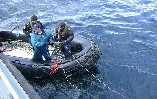 Incautan 3,5 kilómetros de redes centolleras en el canal Beagle
