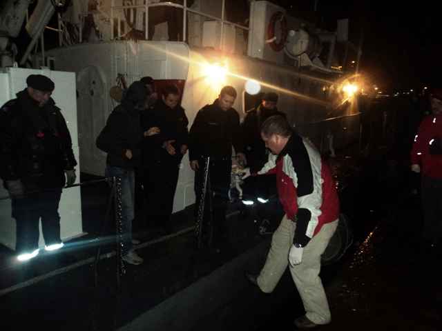 Lancha de la Armada “Alacalufe” realizó evacuación médica a Ushuaia-Argentina.