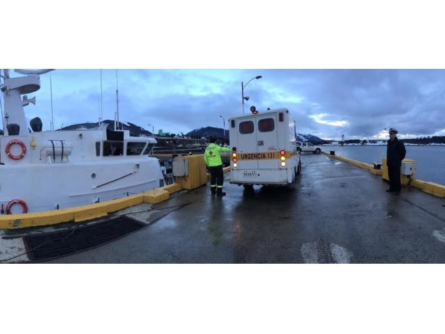 GOBERNACIÓN MARÍTIMA DE PUERTO WILLIAMS COORDINA EVACUACIÓN MÉDICA EN CANAL BEAGLE