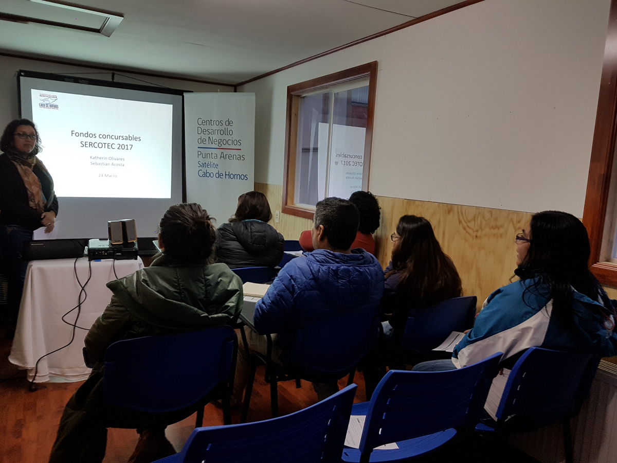 FOMENTO PRODUCTIVO CABO DE HORNOS Y FIDE XII PRESENTARON FONDOS SERCOTEC 2017