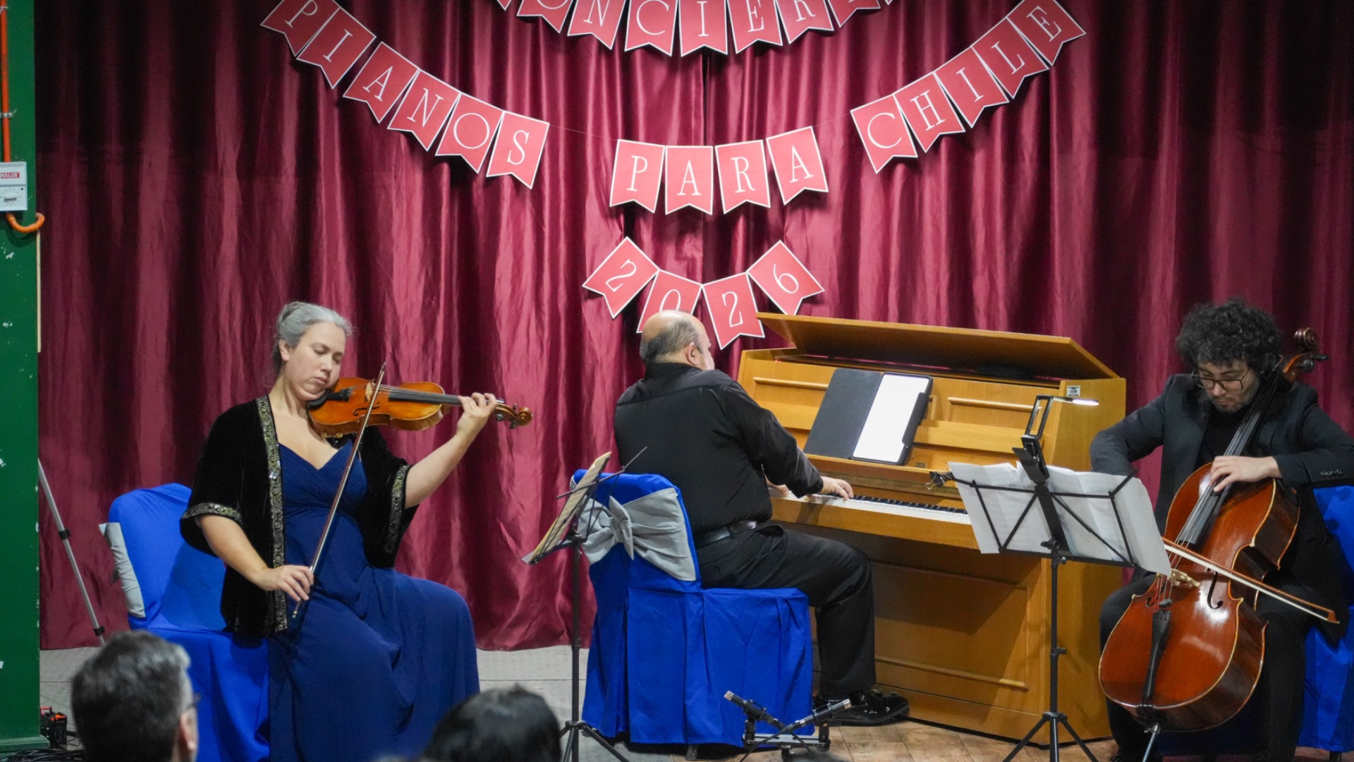 Puerto Williams disfruta concierto de música clásica a cargo de la Fundación Pianos para Chile.