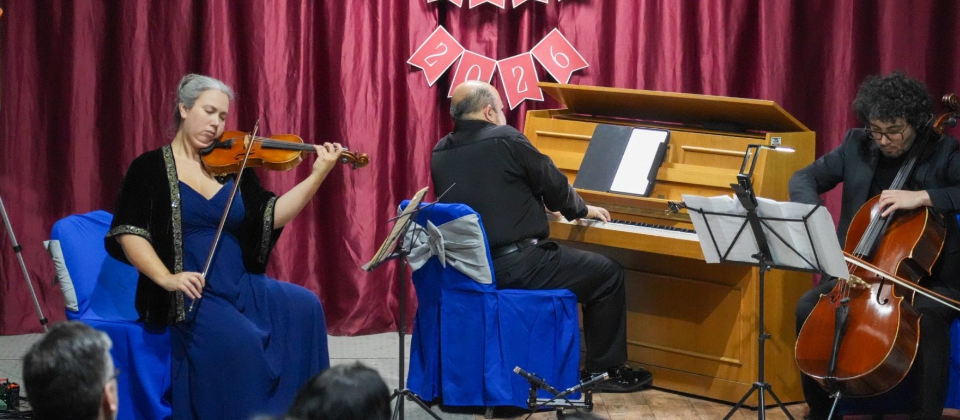 Puerto Williams disfruta concierto de música clásica a cargo de la Fundación Pianos para Chile.