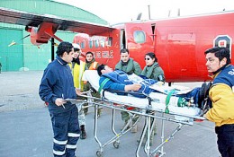 Fuerza Aérea evacuó a paciente
