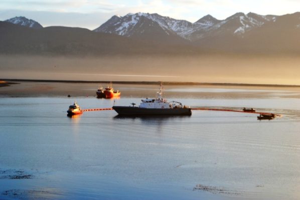 Realizaron ejercicio de “Combate a la contaminación” en el Beagle