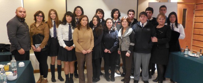 Bienvenida a alumnos del programa PACE de Puerto Williams