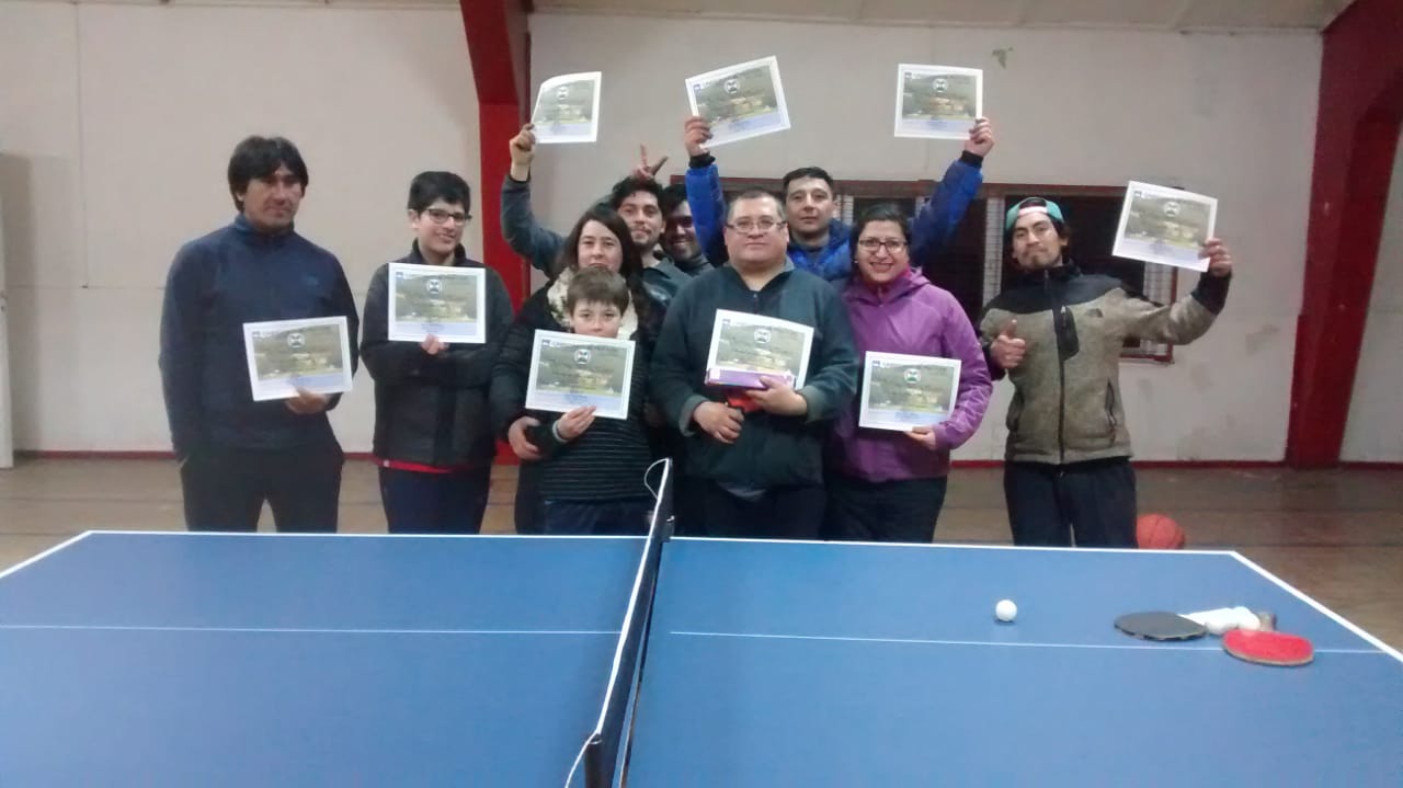 SE REALIZÓ EL CAMPEONATO DE TENIS DE MESA MAS AUSTRAL DEL MUNDO