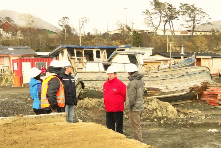 Autoridades regionales de Obras Públicas presentaron avance de proyectos en Puerto Williams