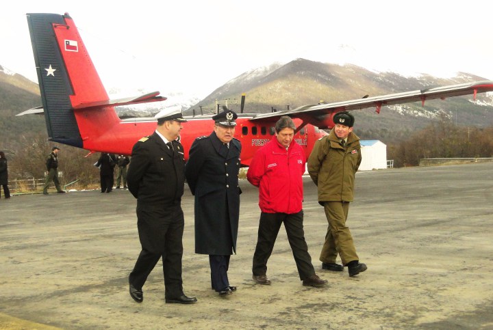 Visita del Director General de Aeronáutica Civil a Puerto Williams